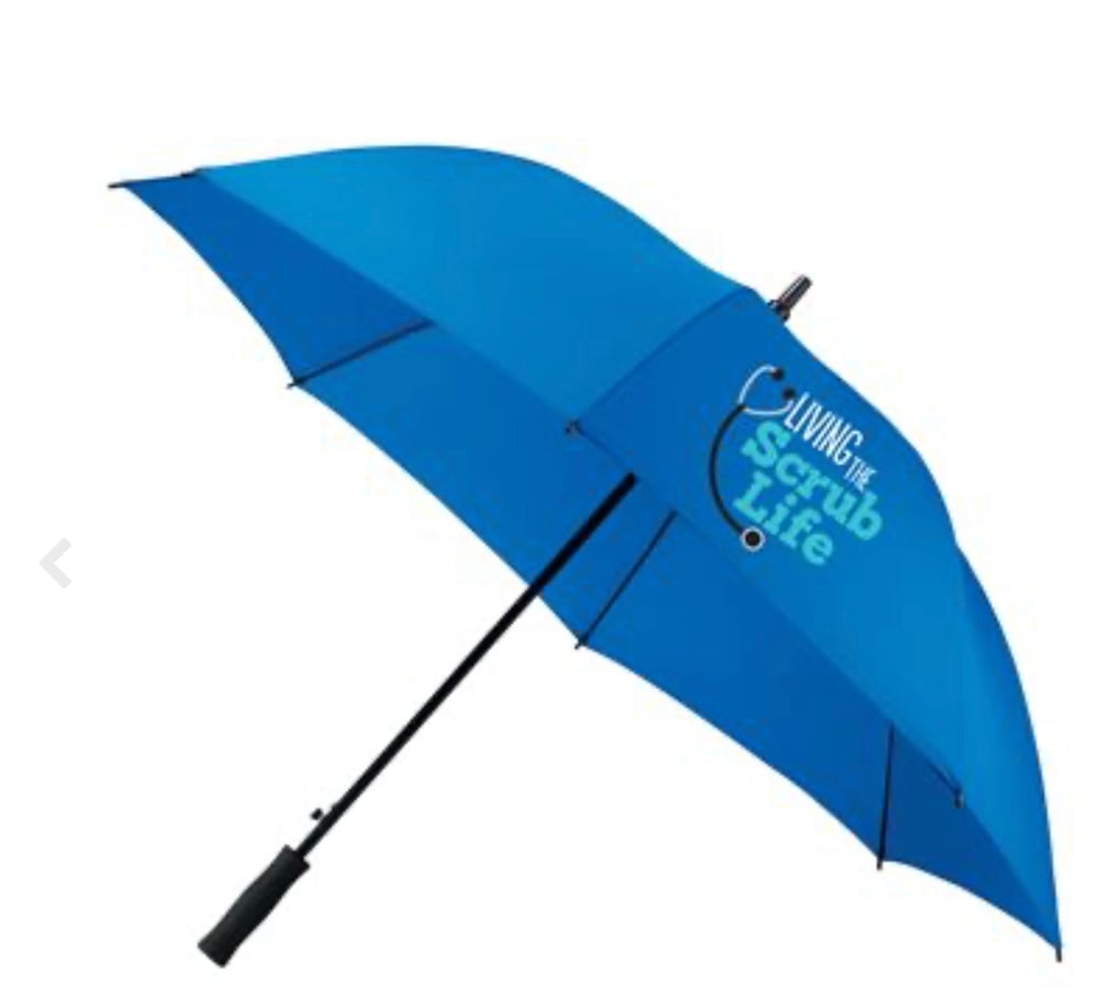Image of Living The Scrub Life Deluxe Umbrella 