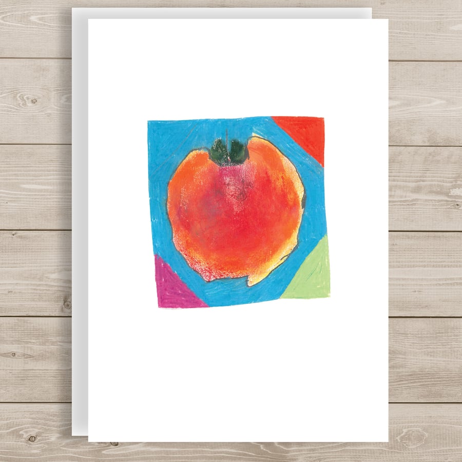 Image of Peach note card