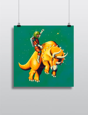 Bucking Triceratops 