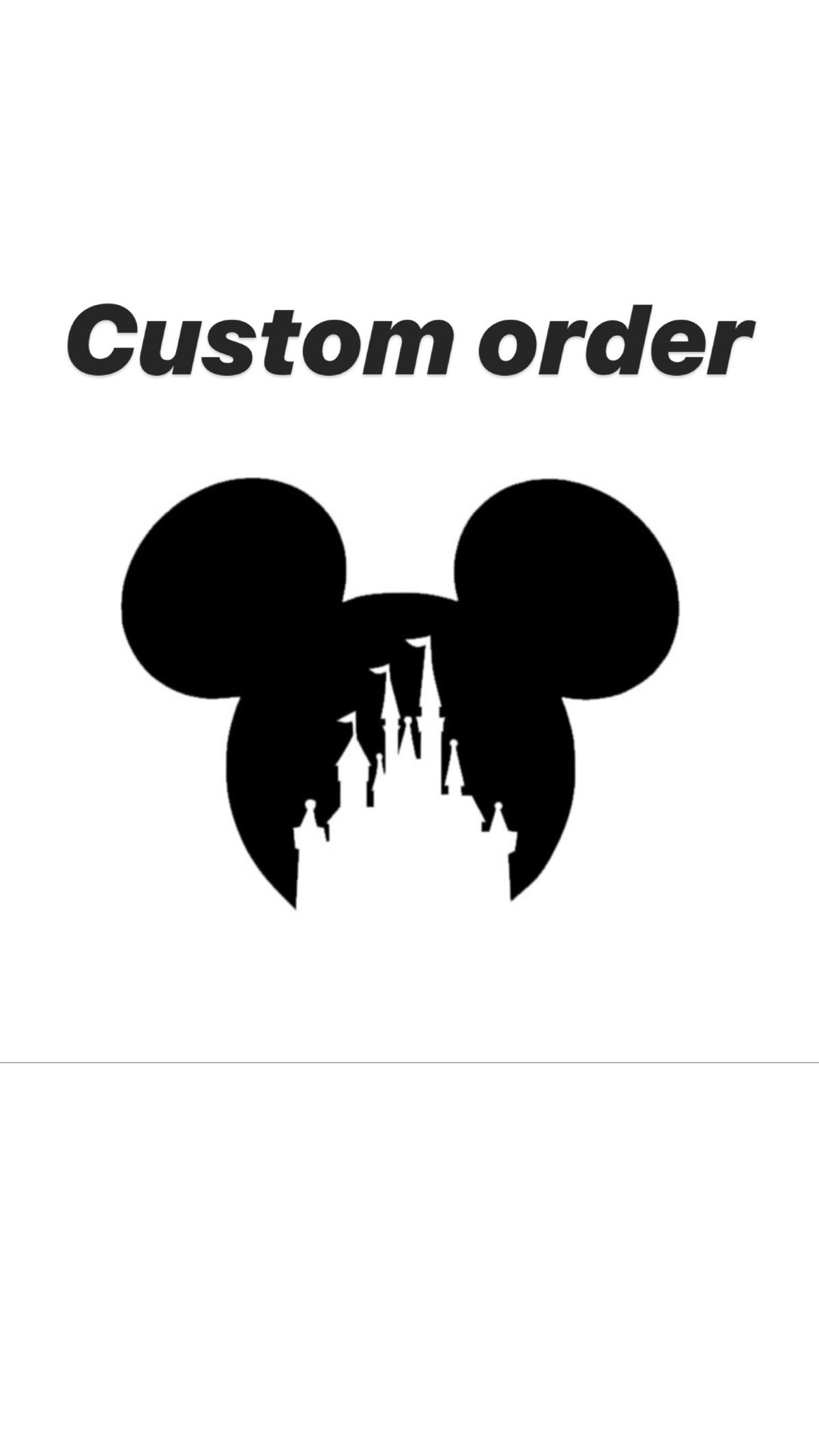 Image of Single custom order request 