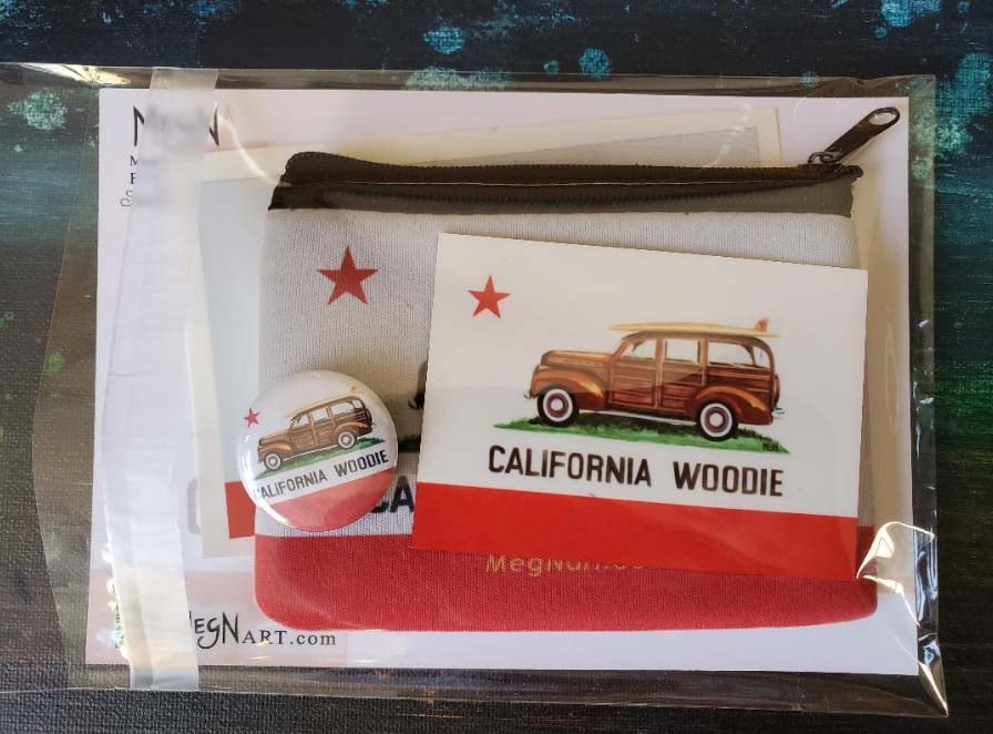 "CA WOODIE" 5pc SOUVENIR PACK