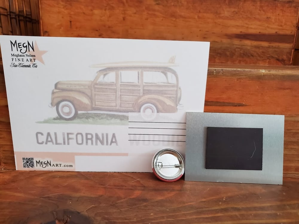 "CA WOODIE" 5pc SOUVENIR PACK