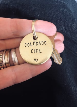 Image of Colorado keychain 