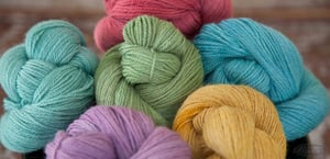 Alpaca Yarn - Hand Dyed with Eco-Friendly Dyes - Great Knitting Crochet Yarn - DK Weight
