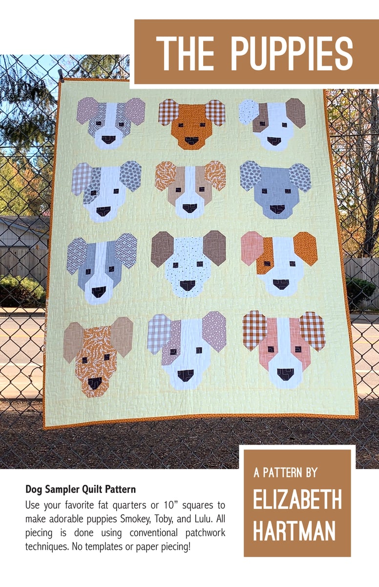 Patterns By Elizabeth Hartman The Puppies Pdf Quilt Pattern
