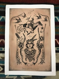Image 1 of Blacktop Tattooing Front Piece *original*