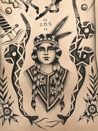 Image 3 of Blacktop Tattooing Front Piece *original*
