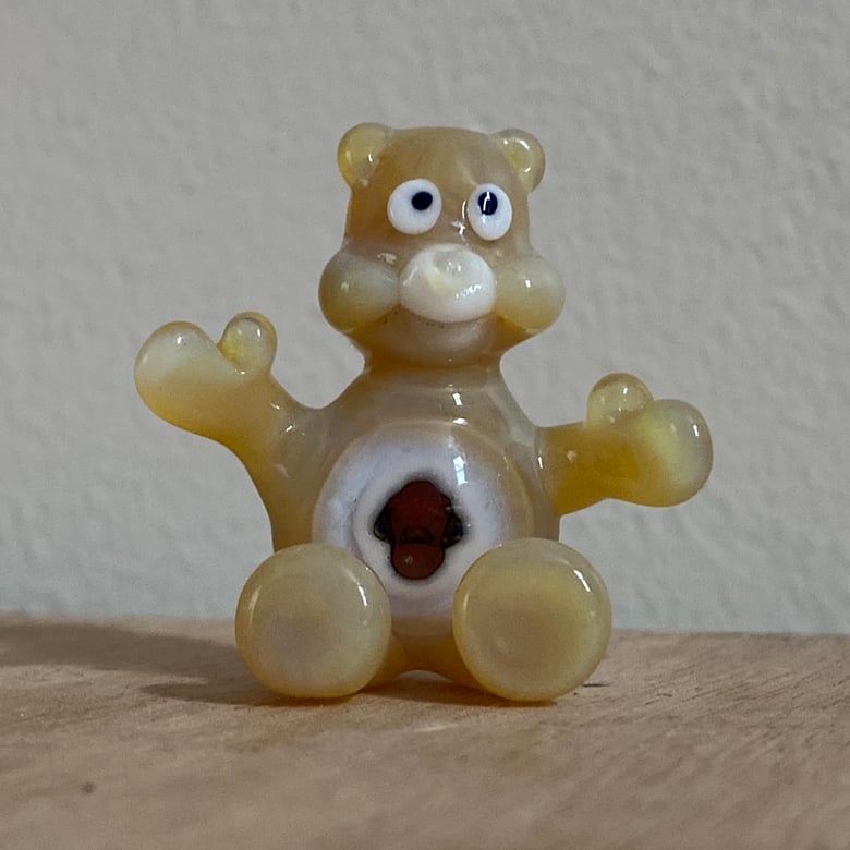 Image of It's a Trap! Fogueybear Glass Pendant