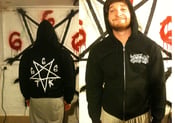 Image of Trophyknife pentagram hoodie