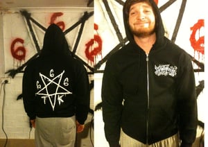 Image of Trophyknife pentagram hoodie