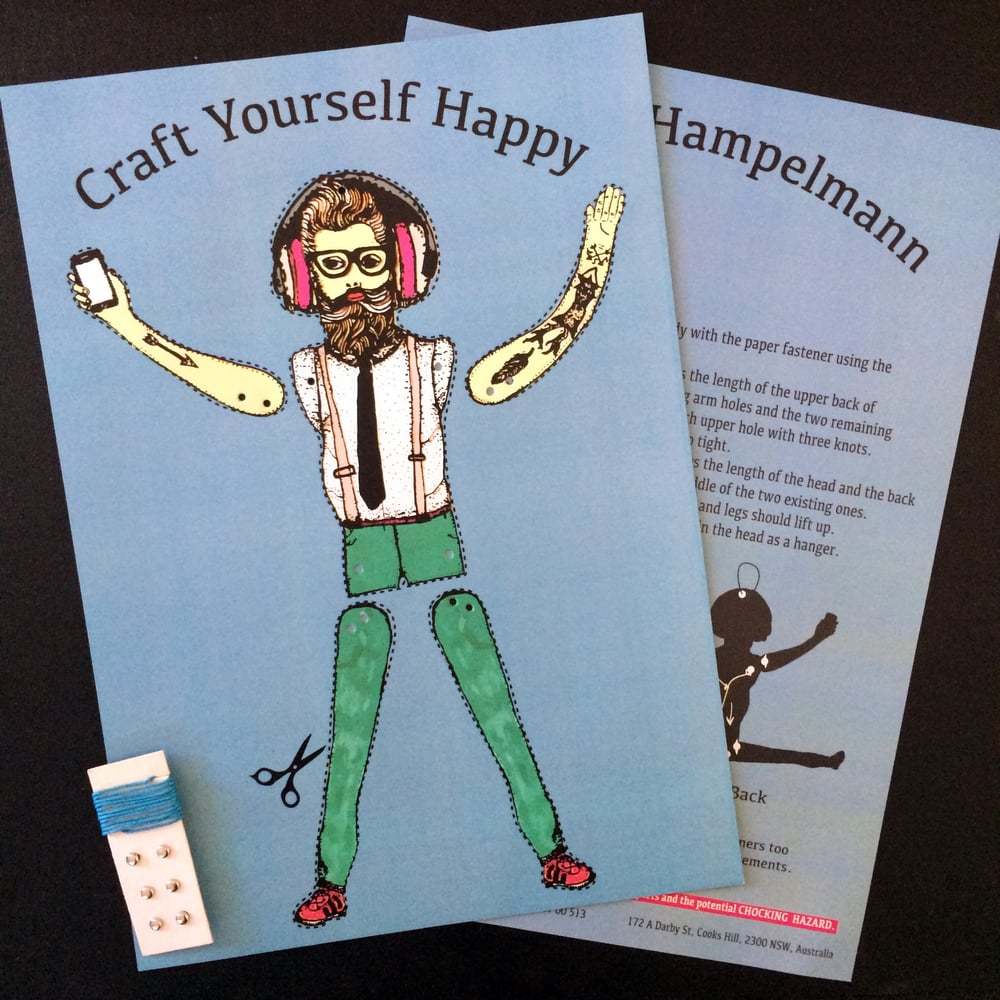 Hipster Hampelmann DIY Kit