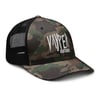 Camouflage trucker Vayper hat - Slayer Font
