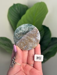 Image 13 of CHOOSE YOUR OWN MOSS AGATE DISK -INDIA- LOT 1