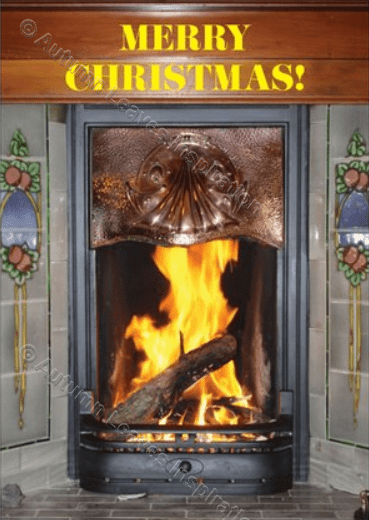Image of C5 Merry Christmas Fireplace 