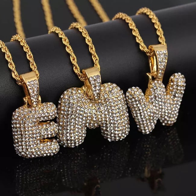 Custom rhinestone necklace deals