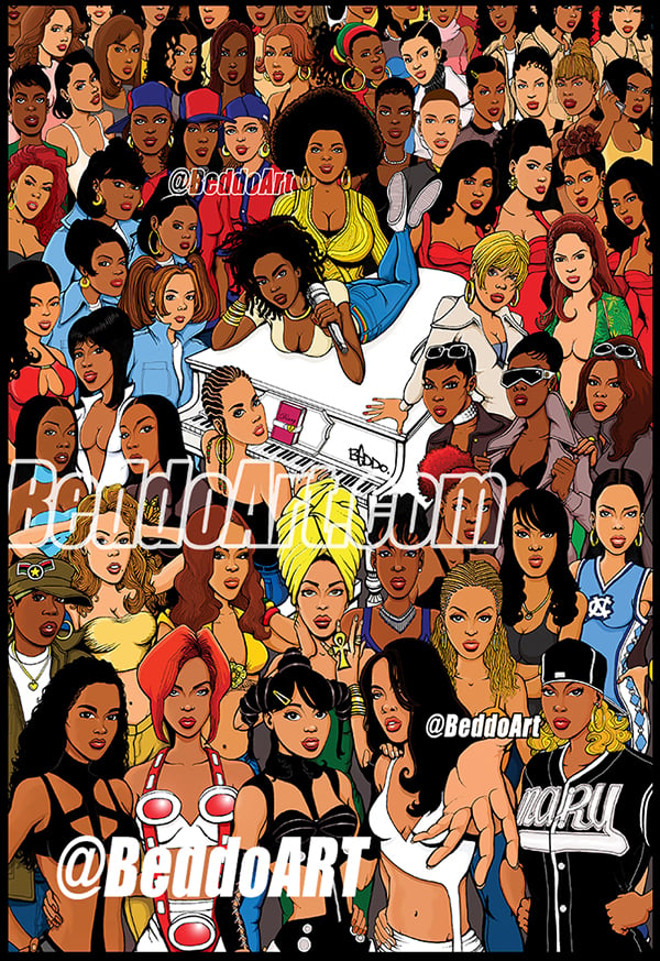 The Golden Age of RnB by Beddo Print or Poster