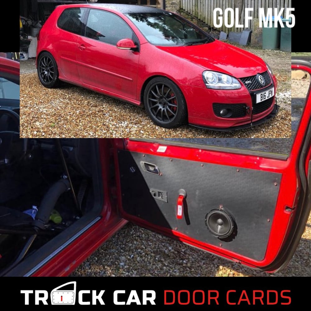 Volkswagen Mk5 Golf 3 Door Track Car Door Cards Custom Made Door Cards Panels Track Car Door Cards