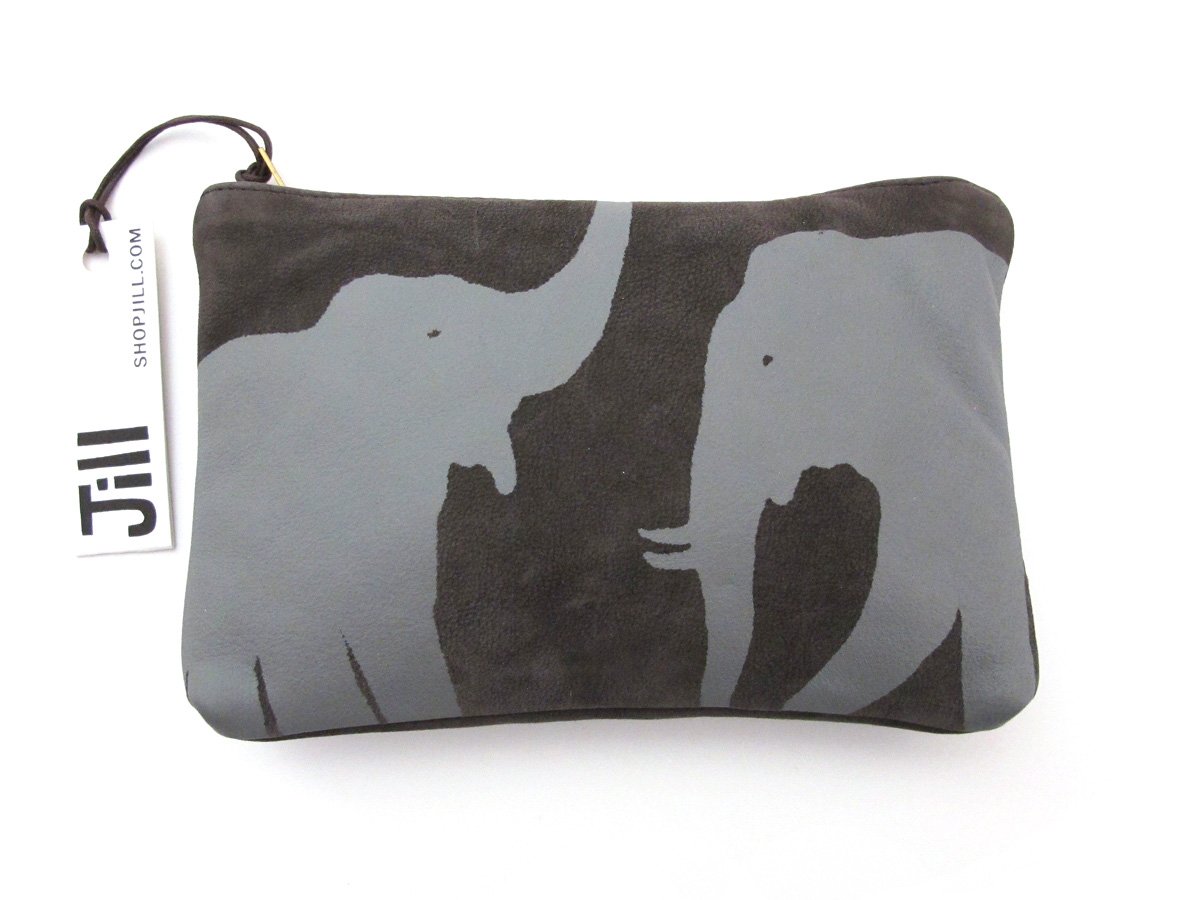 Image of Nubuck Grey Elephant Purses