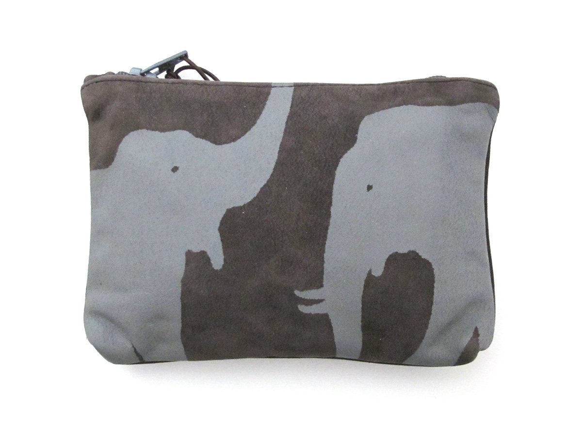 Image of Nubuck Grey Elephant Purses