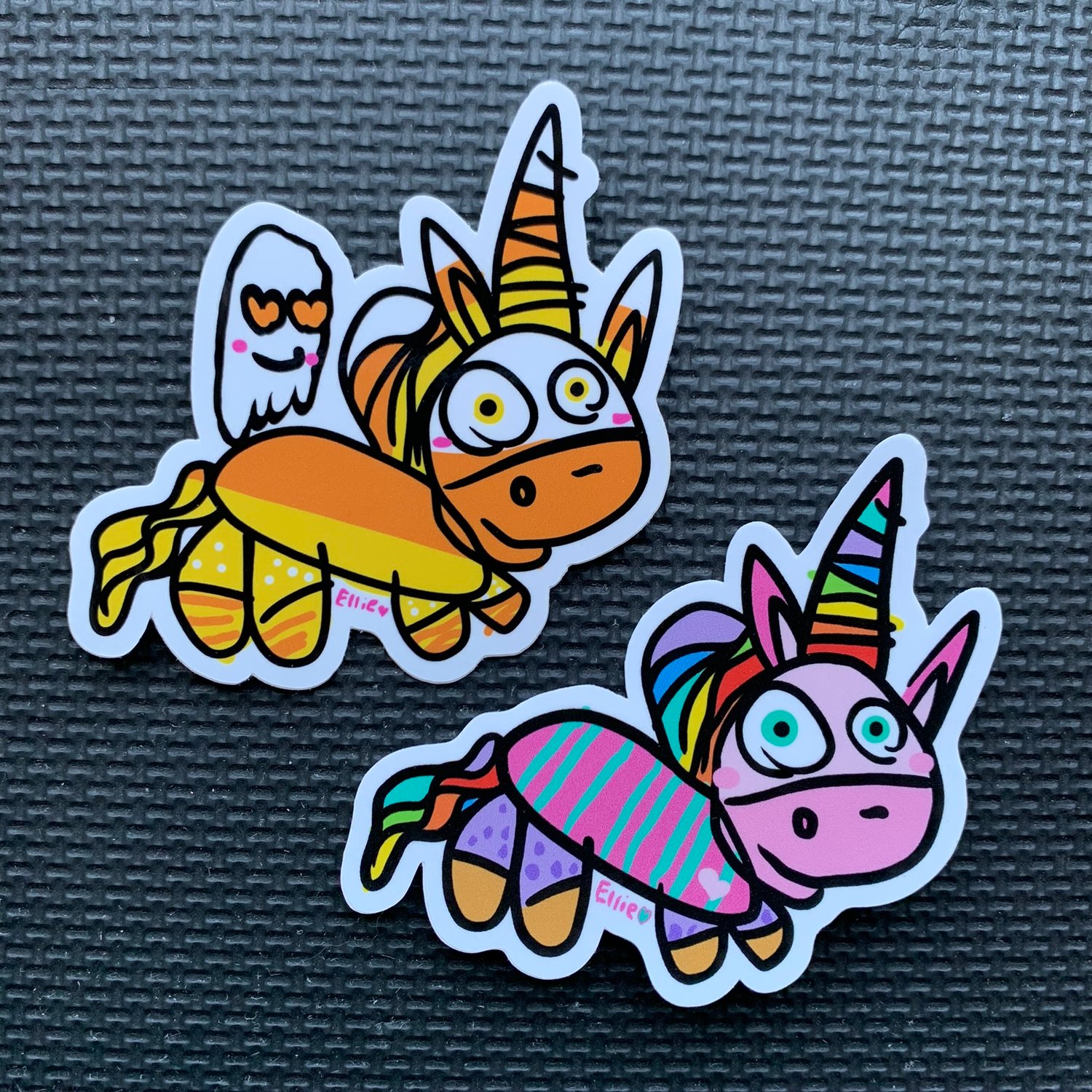 Ellie Unicorn Sticker Set