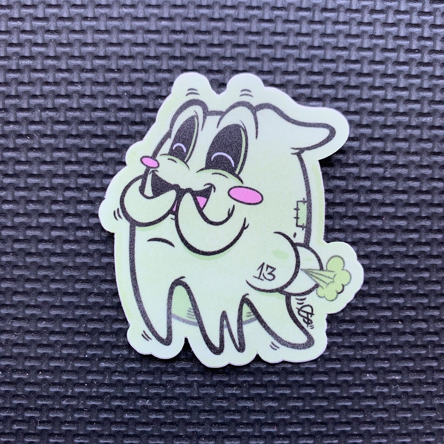 Farting Ghost Sticker