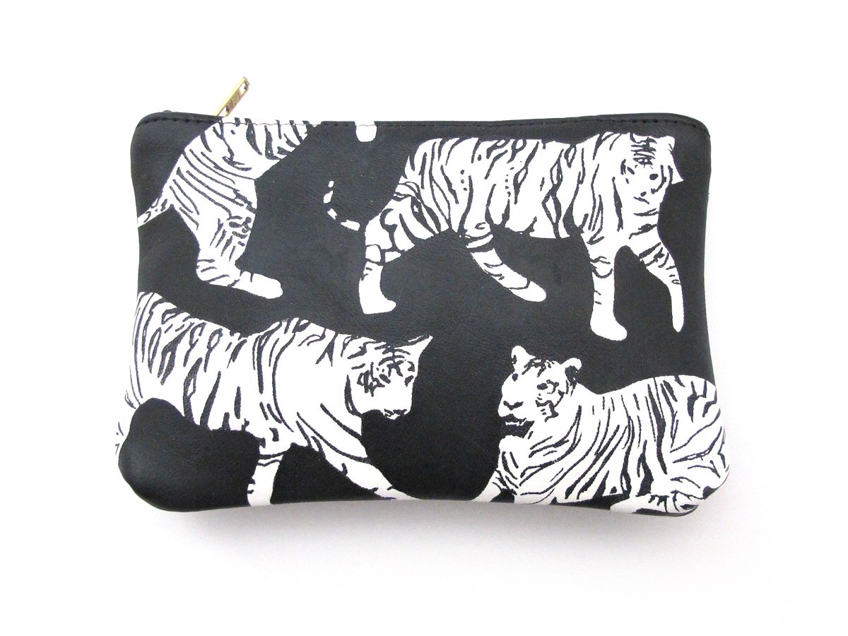 Image of Leather White Tigers Purses