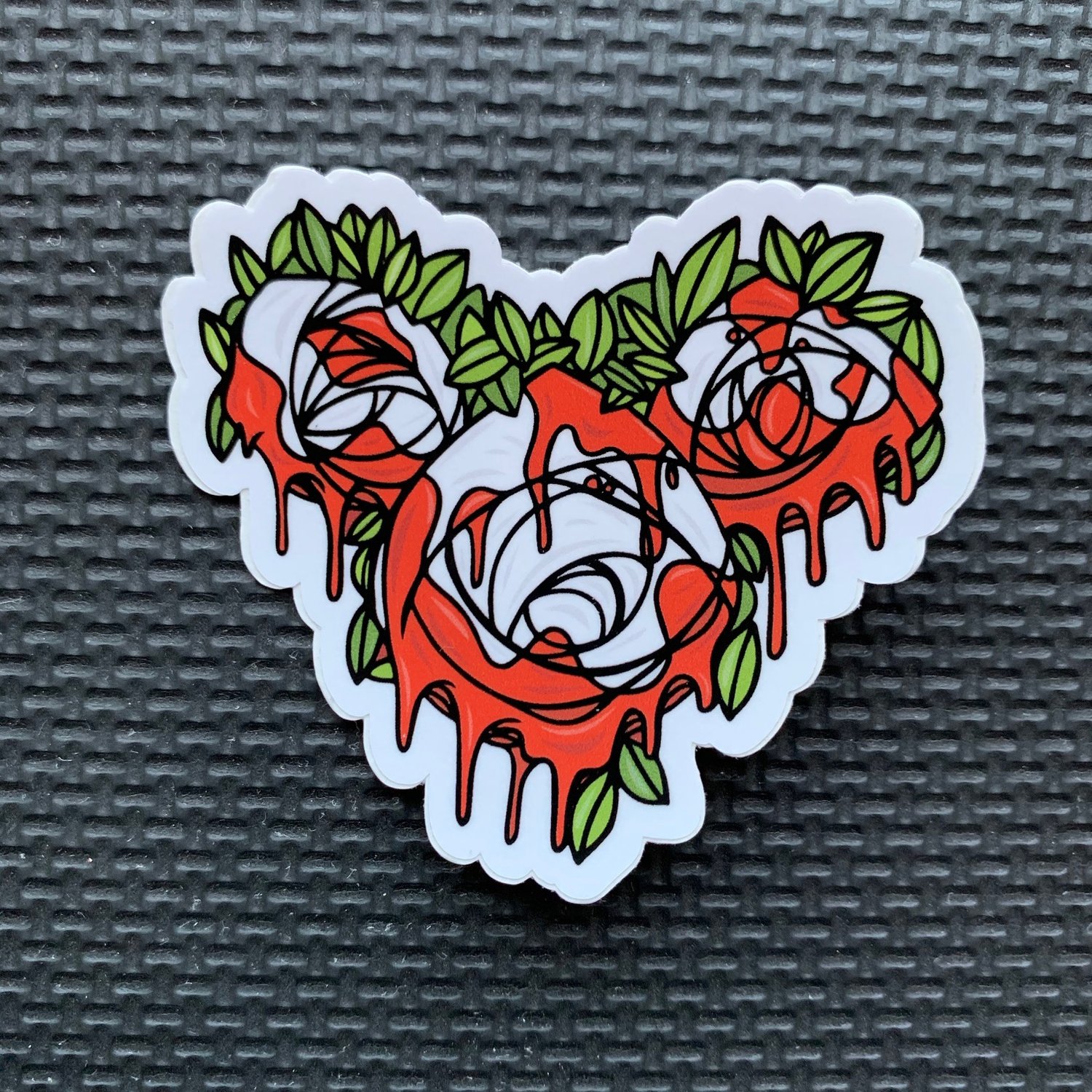 Roses Red Sticker