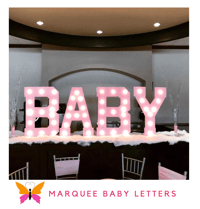 BABY Marquee Letters