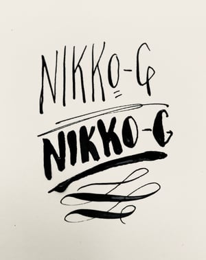 Wooden pen handle & Nikko G nib