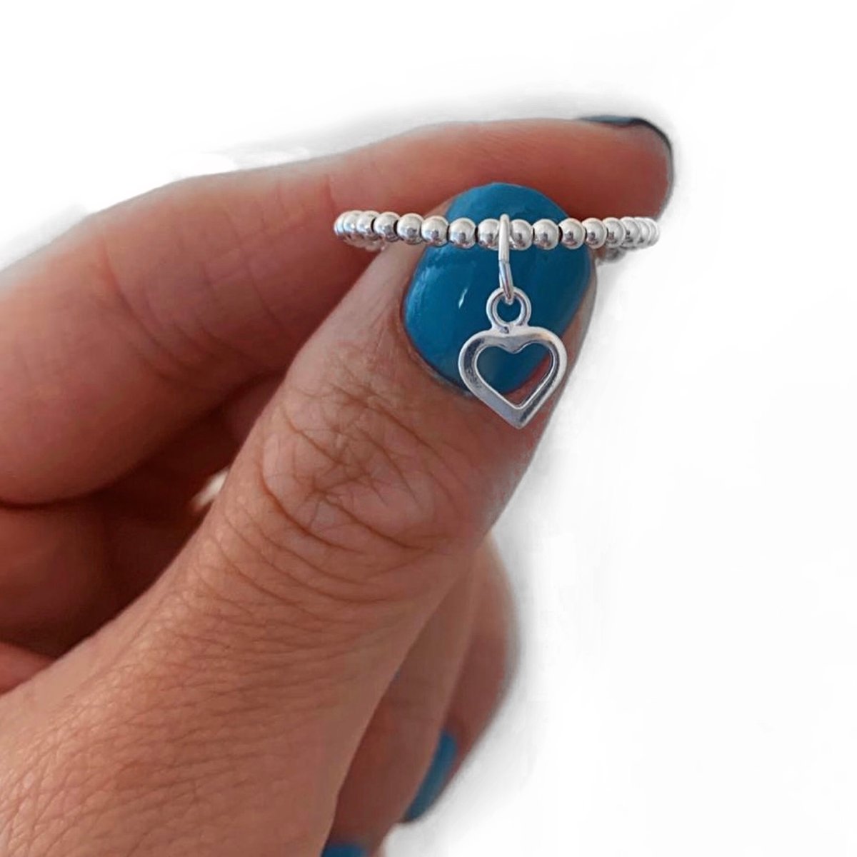 Pandora blue spirited heart on sale ring