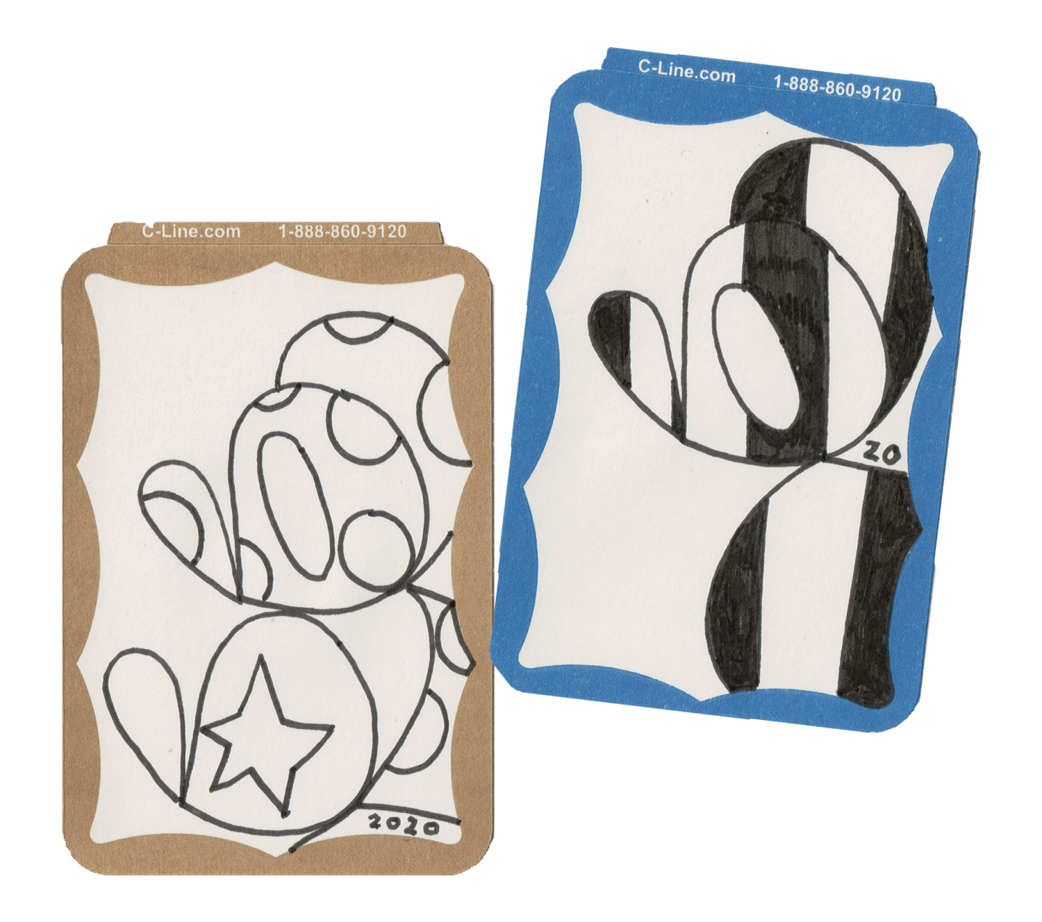 Image of handdrawn mystery sticker (sold out)