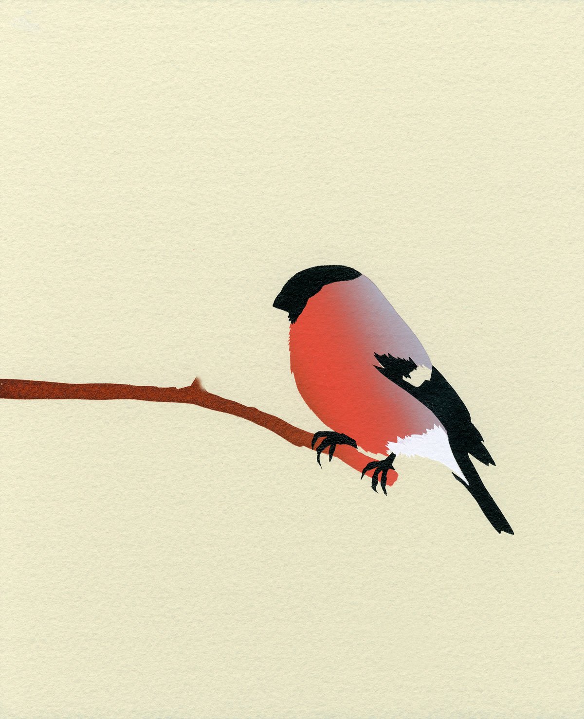 Image of Bullfinch Screen Print