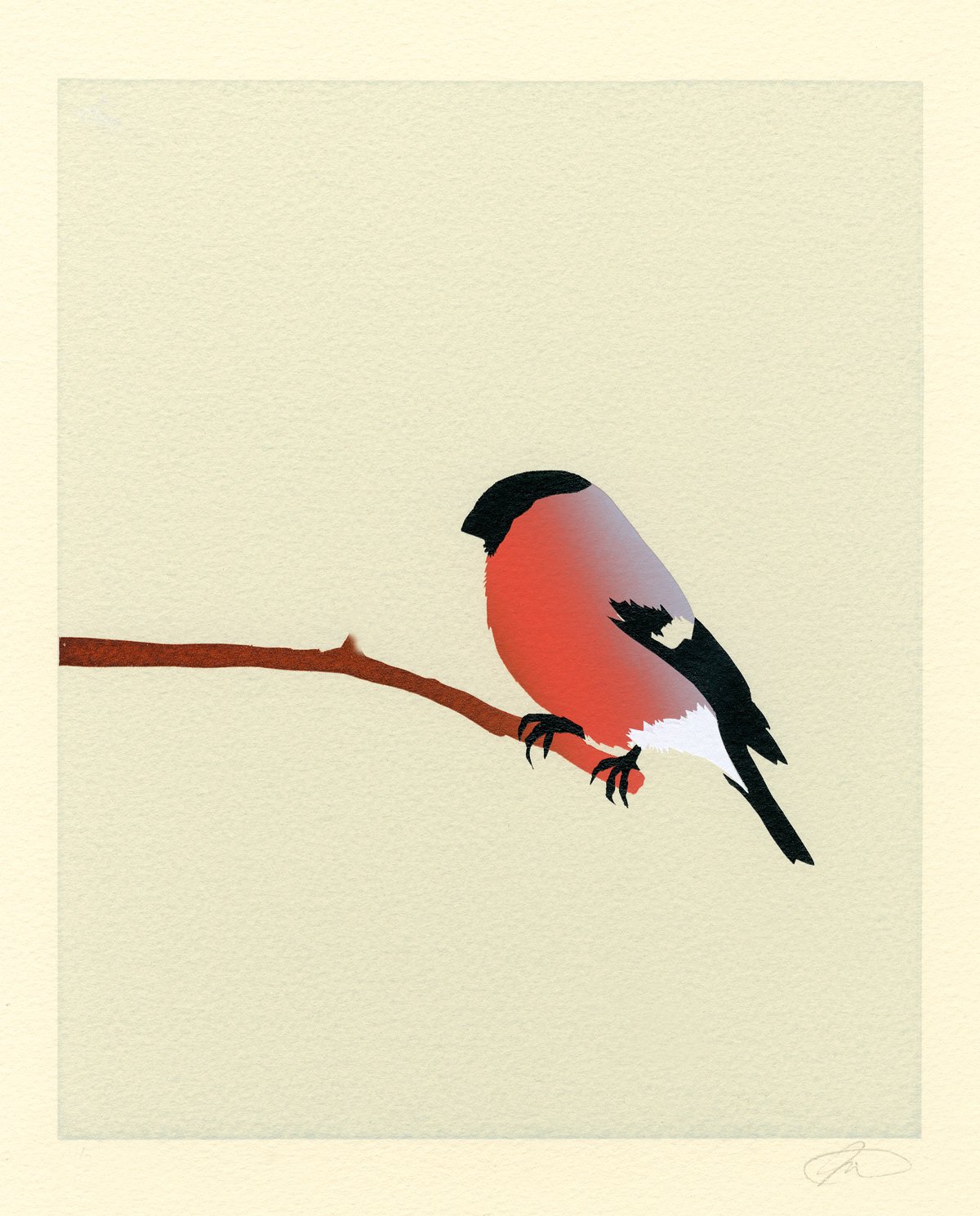 Image of Bullfinch Screen Print