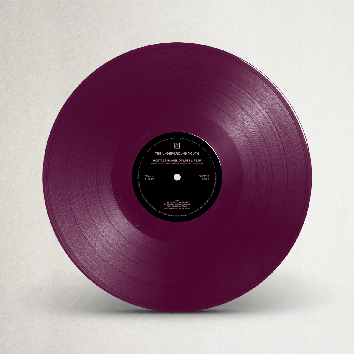 Image of The Underground Youth 'Montage Images Of Lust & Fear' LP 12"