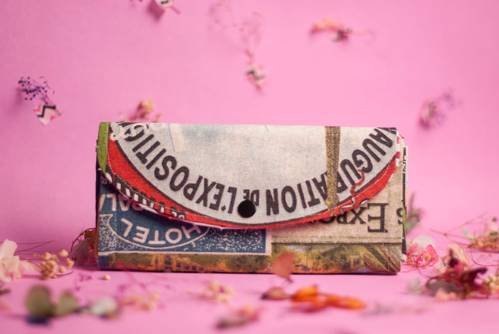 Image of Cartera Grande Paris Vintage