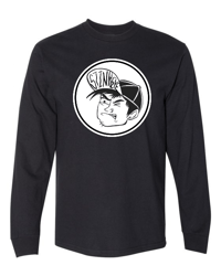 Image 1 of Men's Stinkeye Long Sleeve Black Tee