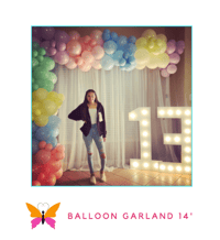 Image 1 of Balloon Garland 14' 