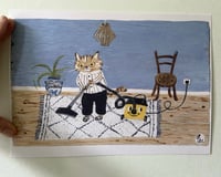 Image 3 of Cleaning the house print -A4 size 
