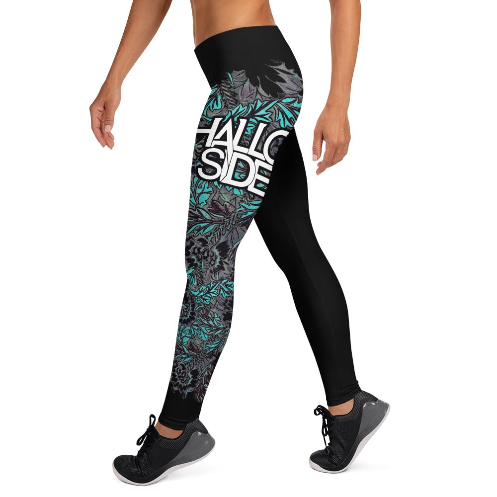 Shallow Side Flower Leggings