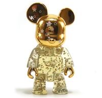 Image 1 of 2.5" Qee Gold Shining Star Bear