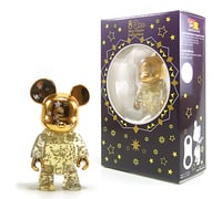 Image 2 of 2.5" Qee Gold Shining Star Bear