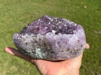 Image 11 of Amethyst With Calcite & Polished Edges #2185