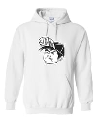 Image 1 of Unisex Stinkeye Heavyweight White Hoodie