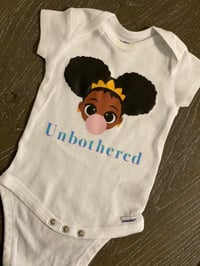 Unbothered baby onesies 