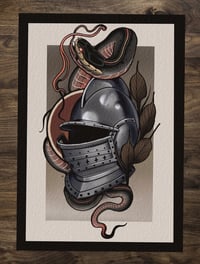 Snake and Helmet 