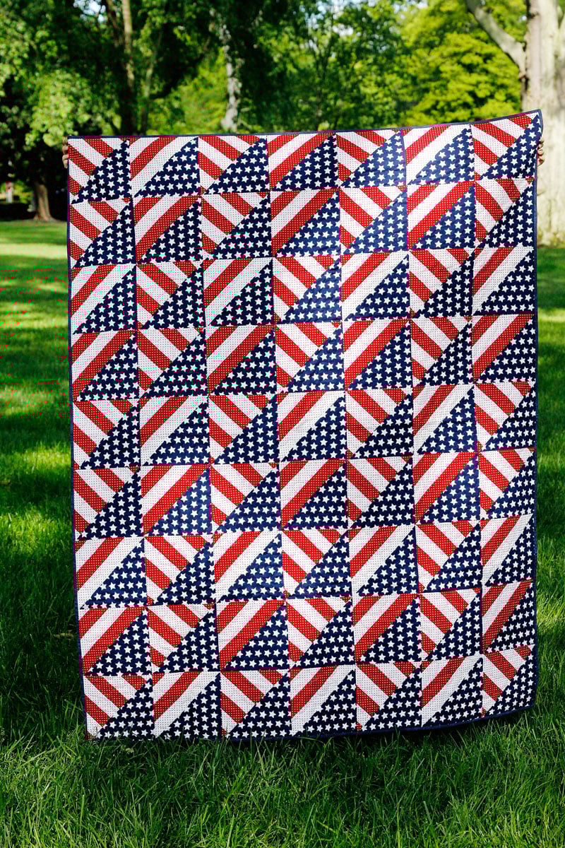 Image of the AMERICANA QUILT PDF Pattern