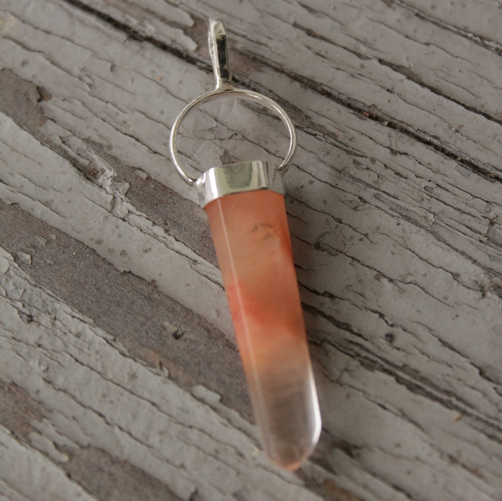 Image of Amphibole - Angel Wings Quartz Pendant in Sterling (Every One Collection)