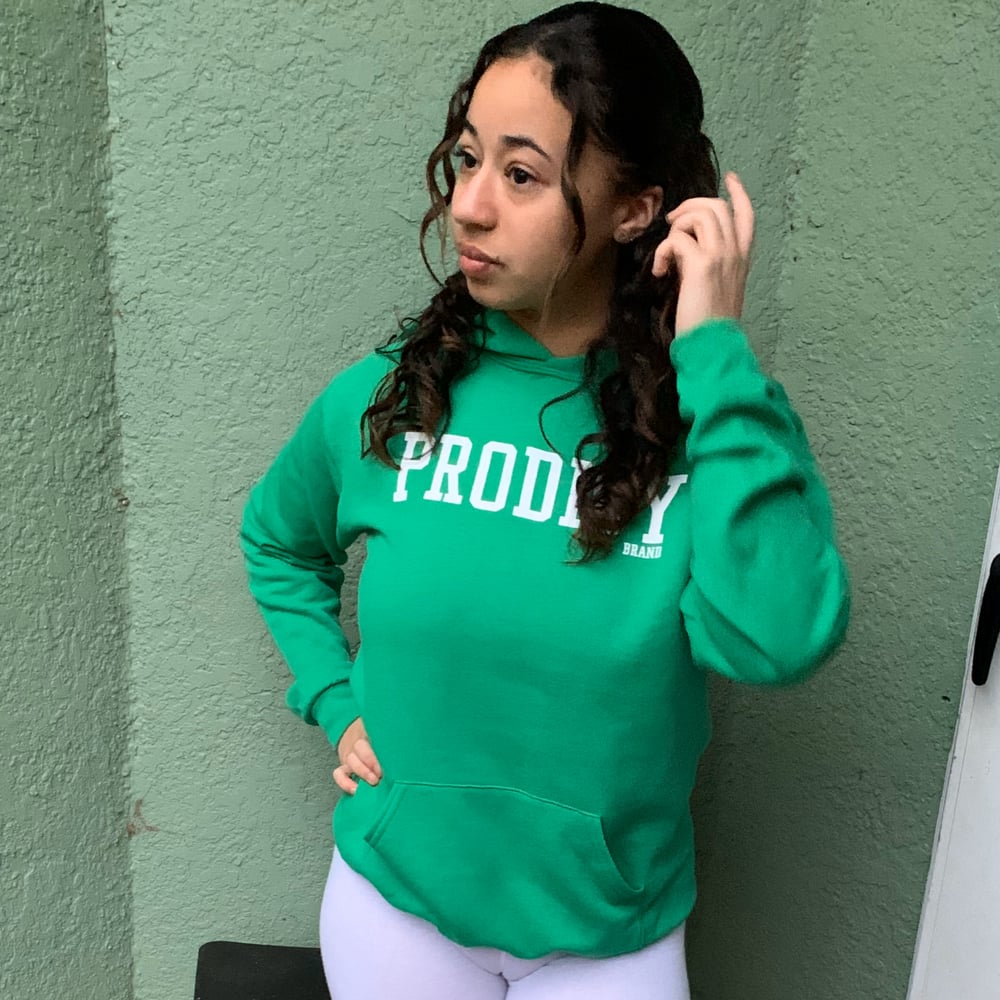BRAND PRODIGY MONEY GREEN HOODIE LIMITED EDITION 