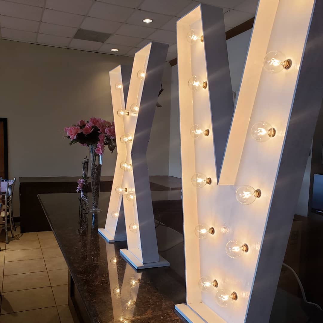 xv light up letters