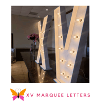 Image 1 of XV Marquee Letter Rental  -small 